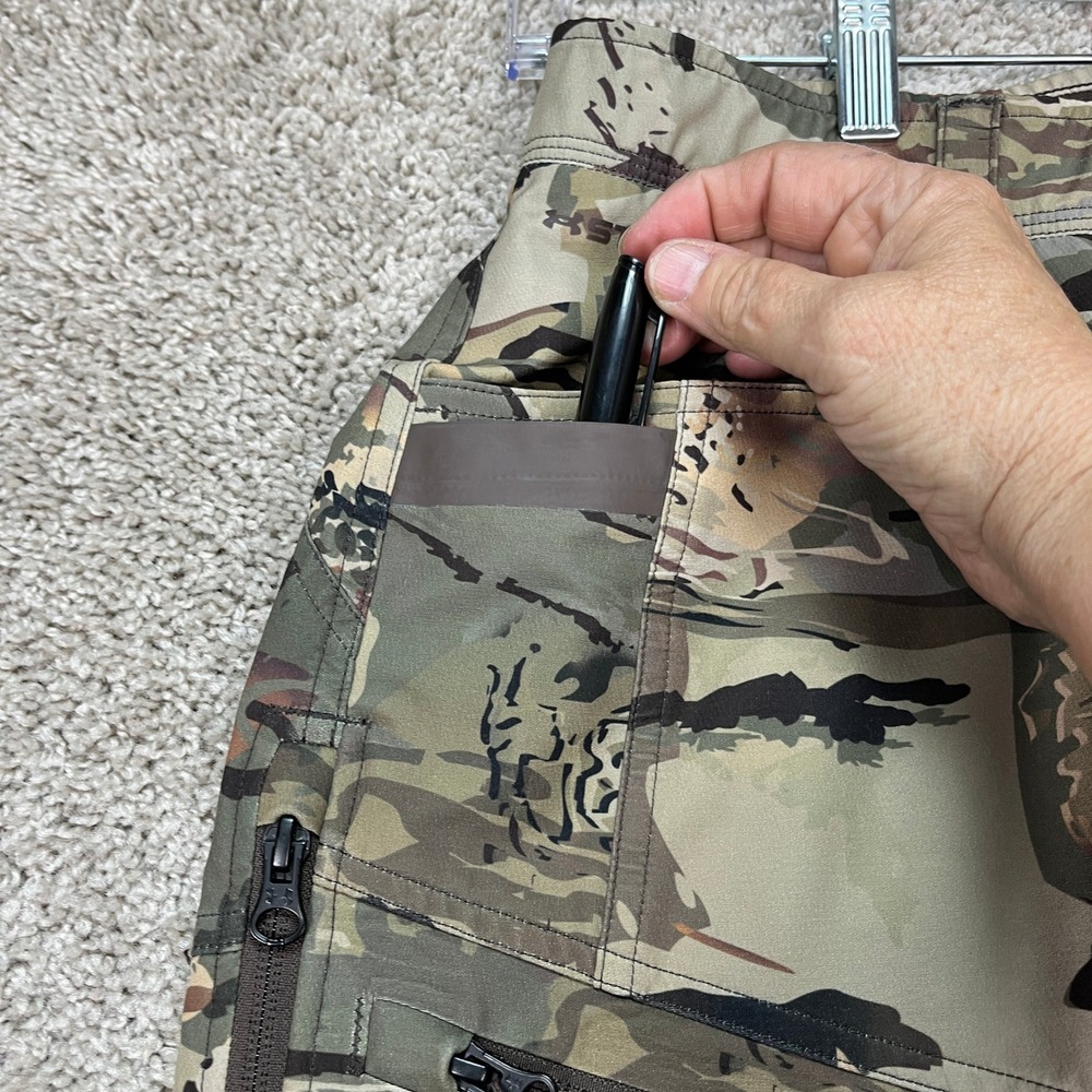 Under Armour Ridge Reaper Raider HD Pant Mens M Camo Flex Knee Stretch Waistband - Picture 14 of 16